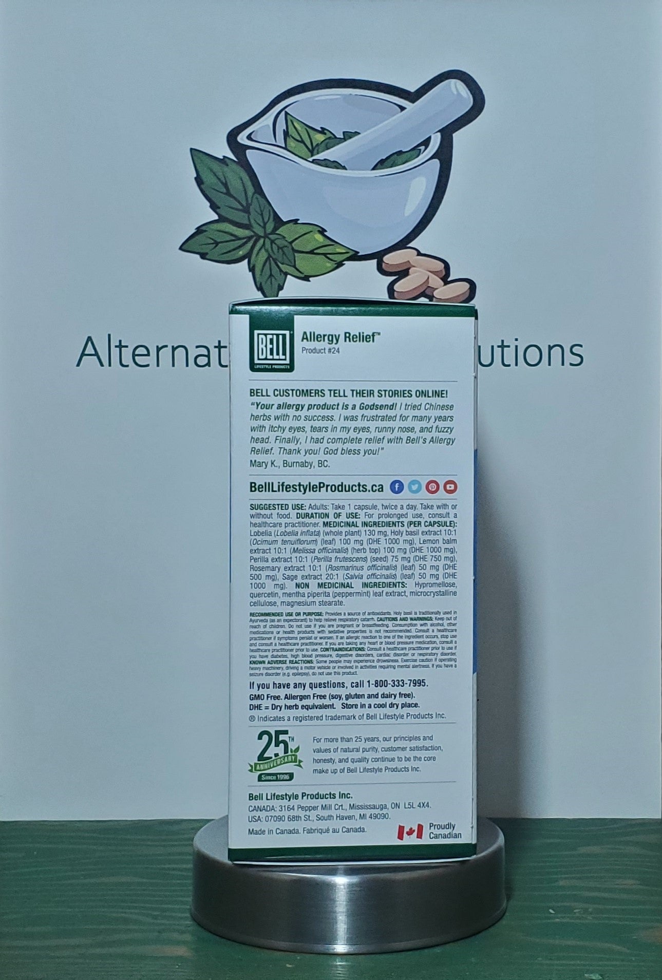 Bell #24 Allergy Relief 30 capsules