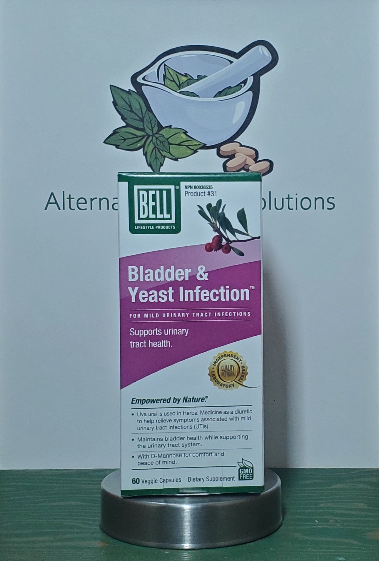 Bell #31 Bladder & Yeast Infection 60 capsules