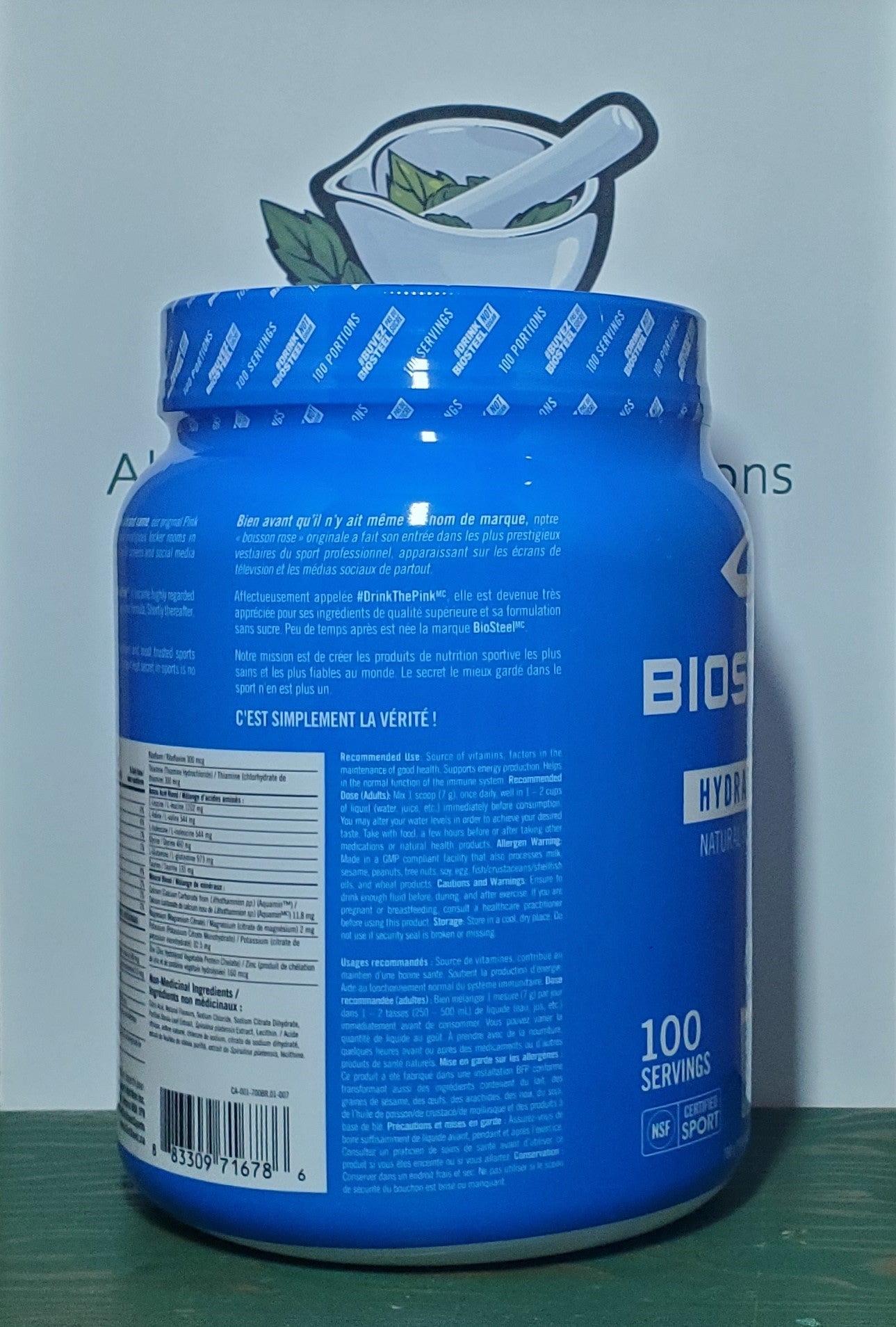Biosteel Blue Raspberry Hydration Mix 700g - 100 servings