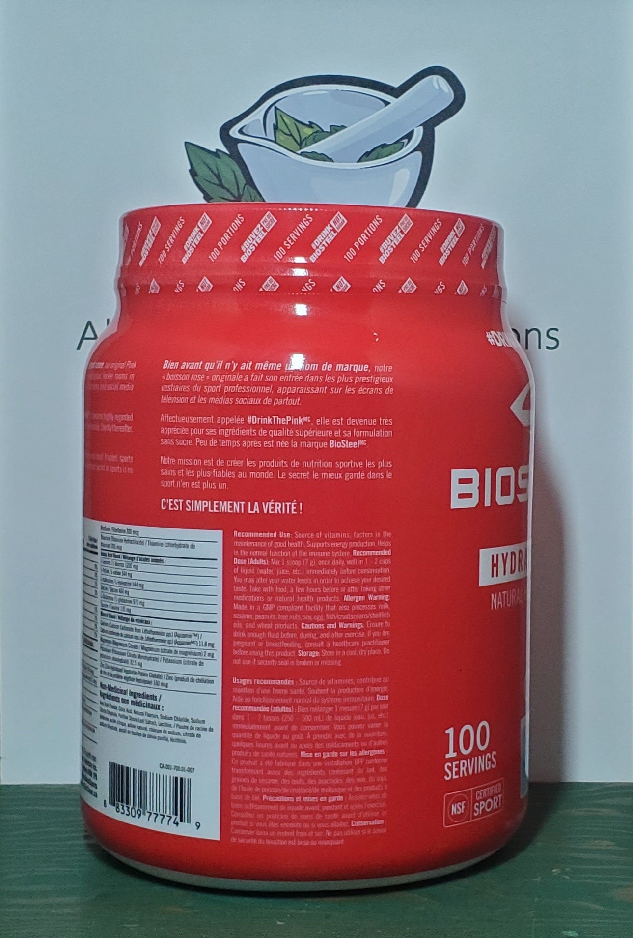 Biosteel Mixed Berry Hydration Mix 700g - 100 servings
