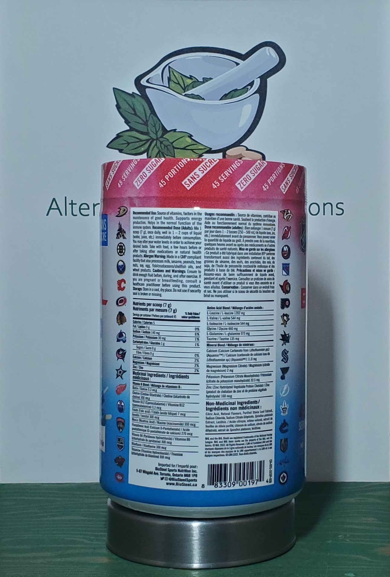 Biosteel Ice Pop Hydration Mix 315g - 45 servings