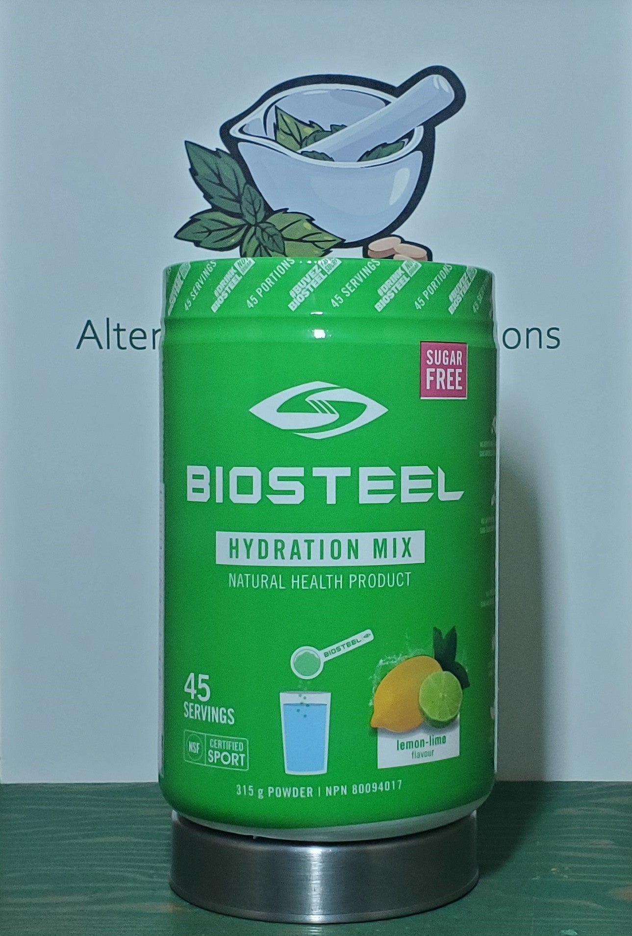 Biosteel Lemon-Lime Hydration Mix 315g - 45 servings