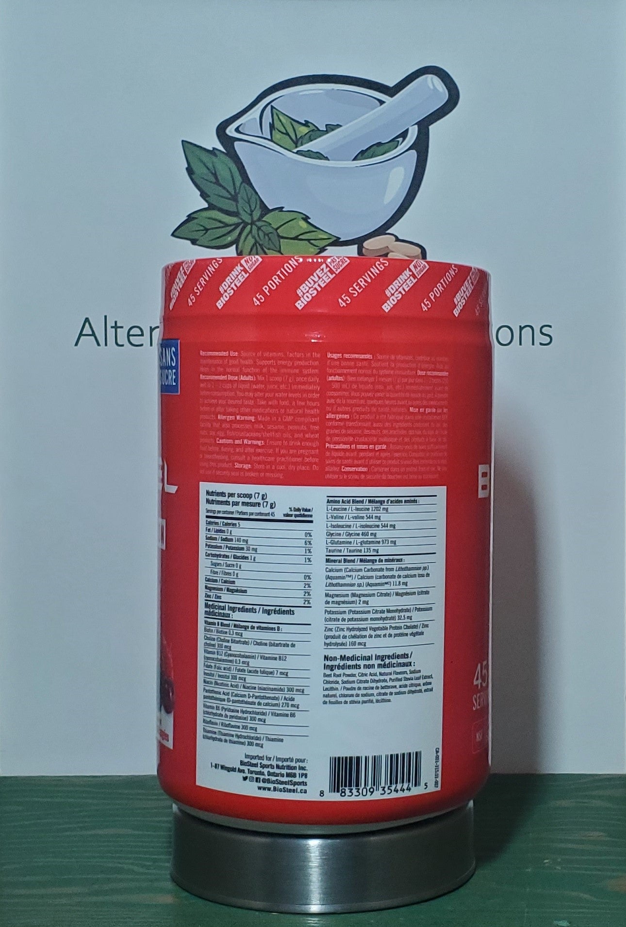 Biosteel Mixed Berry Hydration Mix 315g - 45 servings