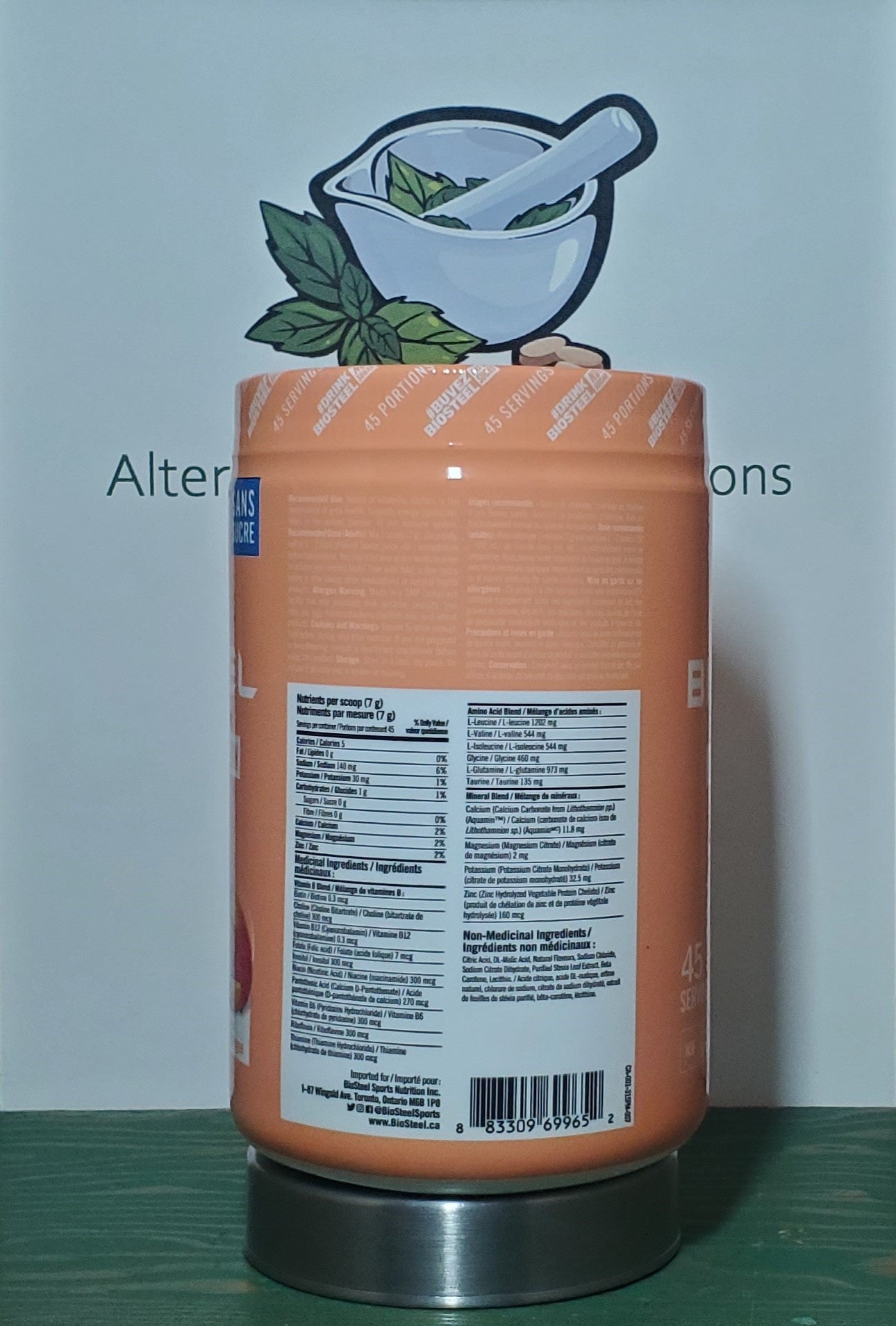 Biosteel Peach Mango Hydration Mix 315g - 45 servings