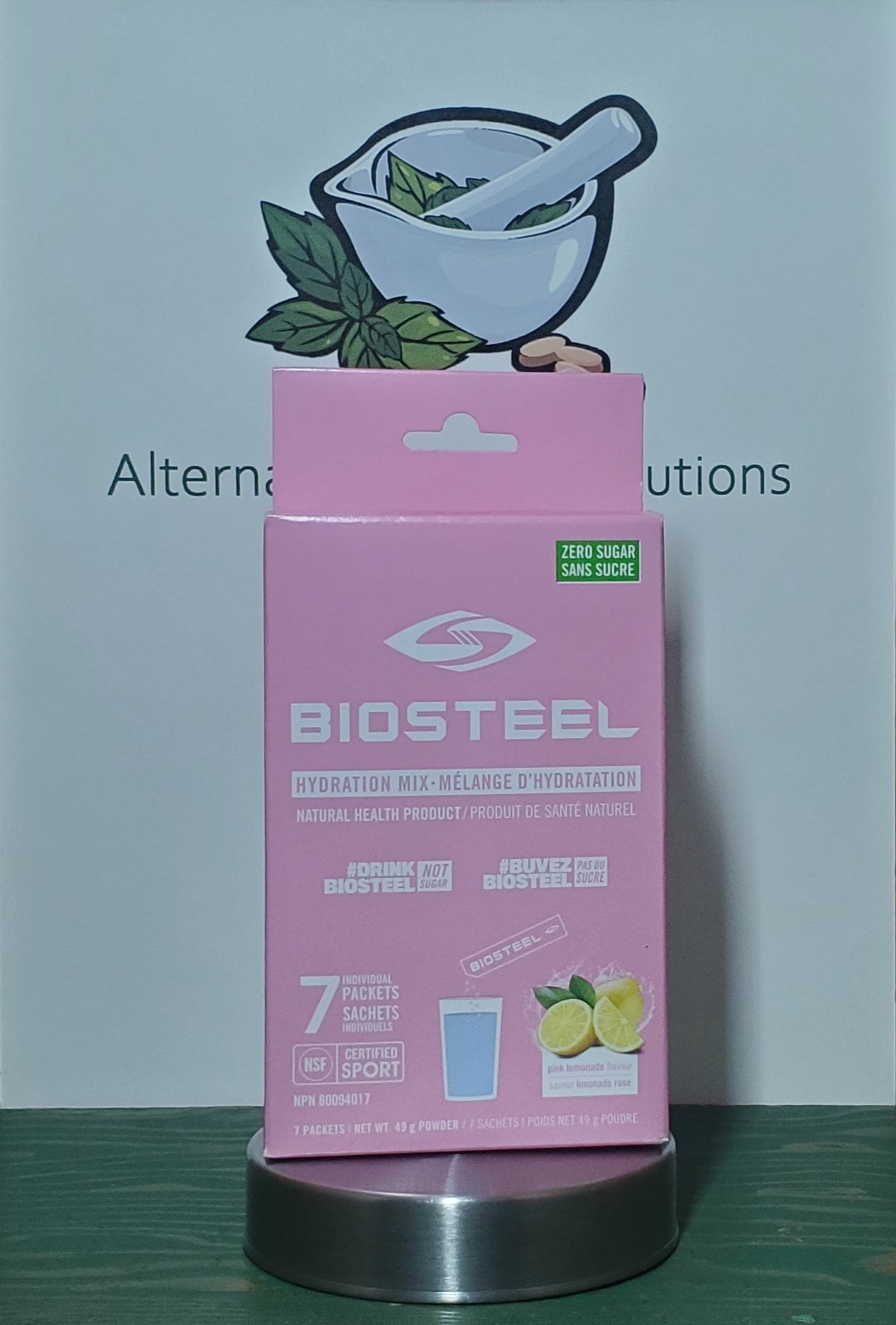 Biosteel Pink Lemonade Hydration Mix 7 packets