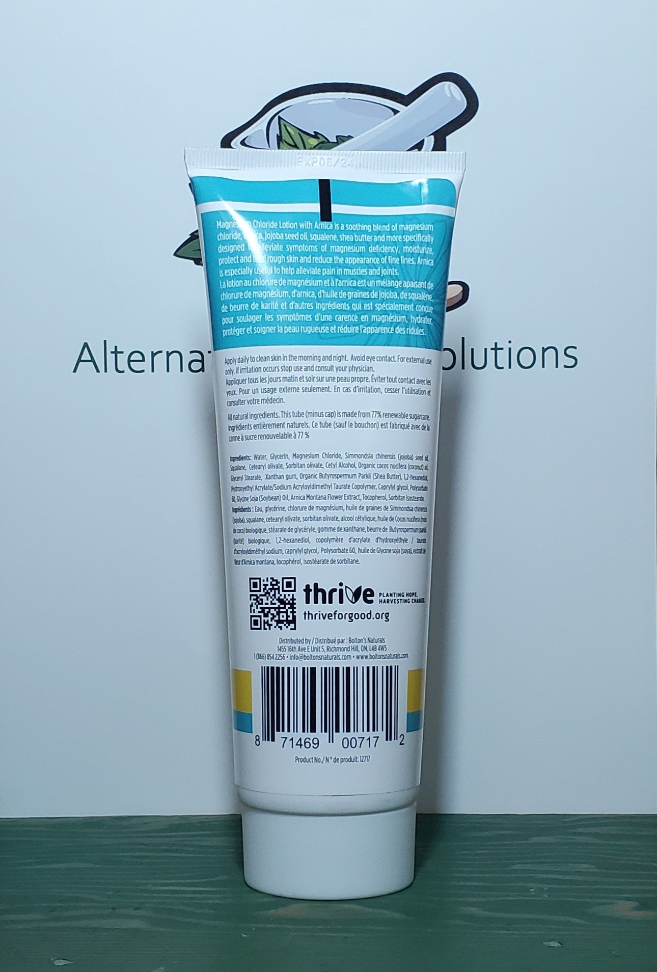 Bolton's Naturals Magnesium Chloride Arnica Lotion 250ml