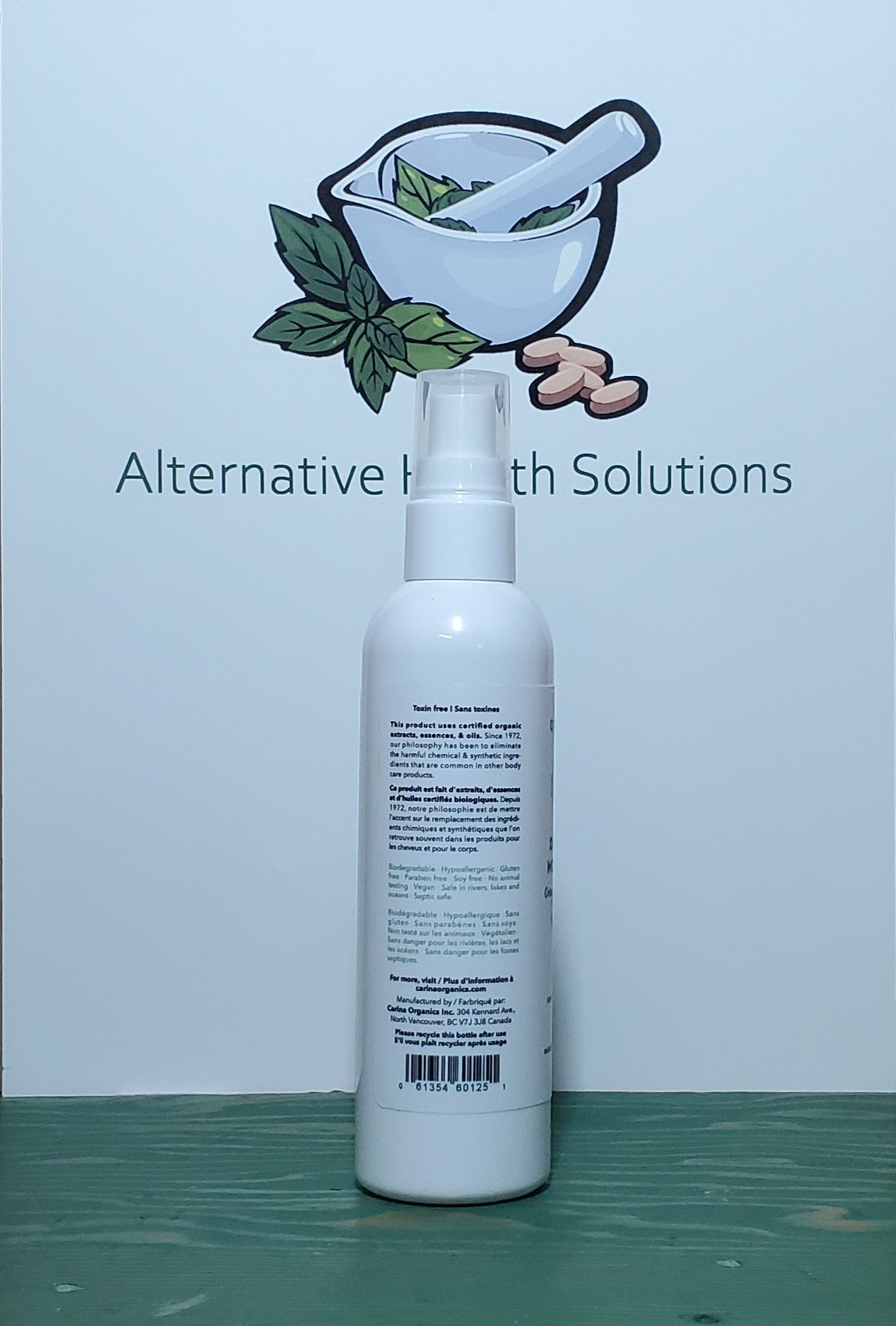 Carina Organics Unscented Daily Face Moisturizer 120ml