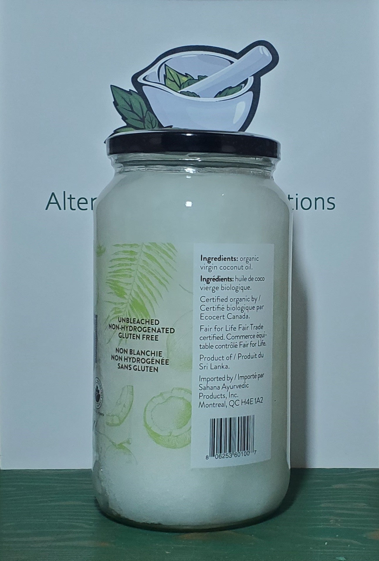 Cha's Organics Organic Virgin Coconut Oil 1L