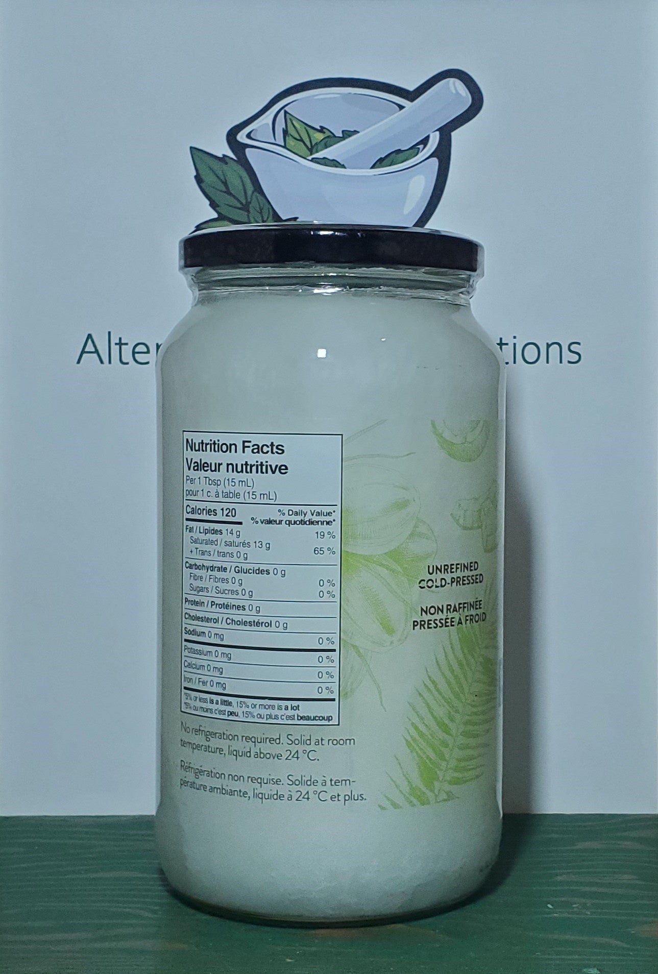 Cha's Organics Organic Virgin Coconut Oil 1L