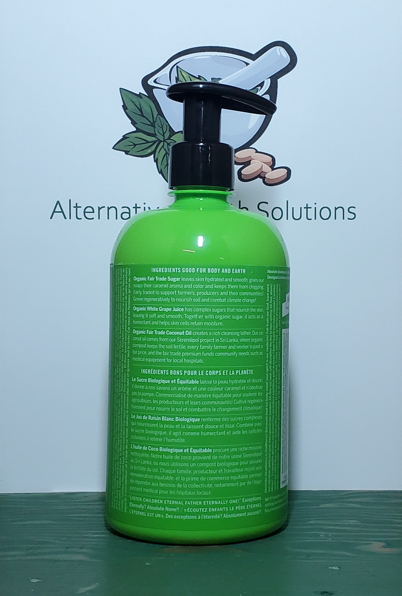 Dr. Bronner's 4-in-1 Lemongrass Lime Organic Sugar Soap 710ml