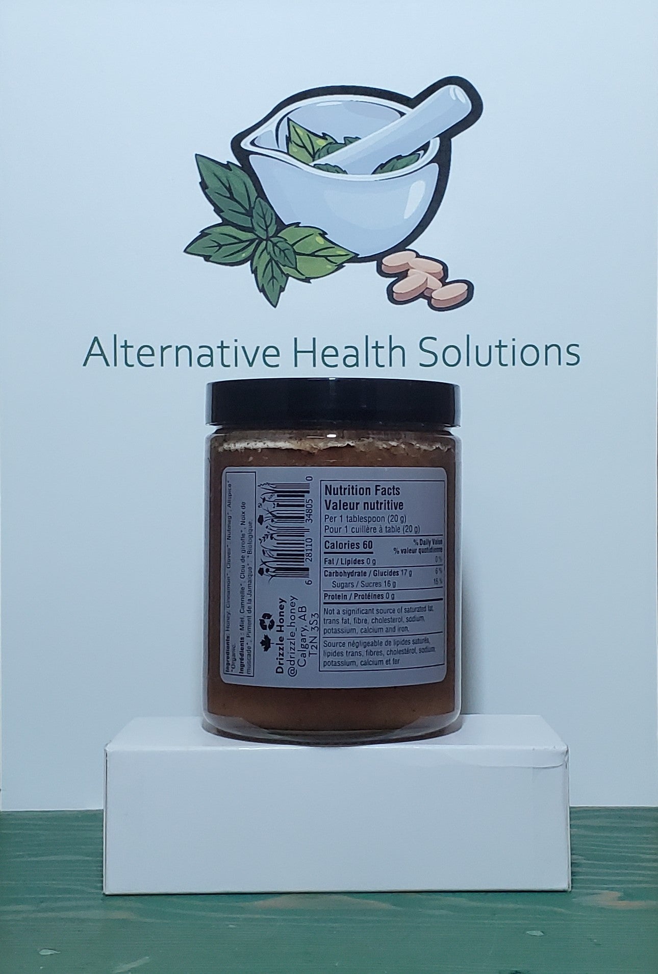 Drizzle Cinnamon Spiced Raw Craft Honey 350g
