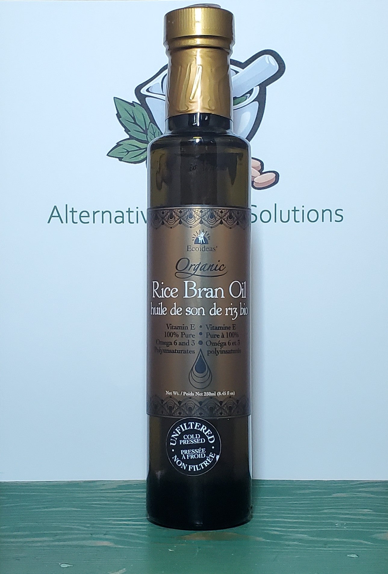 Ecoideas Organic Rice Bran Oil 250ml
