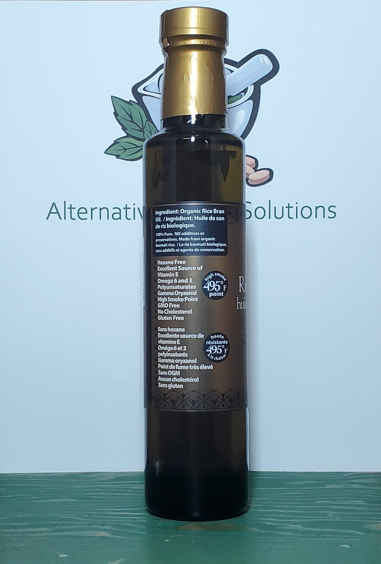 Ecoideas Organic Rice Bran Oil 250ml