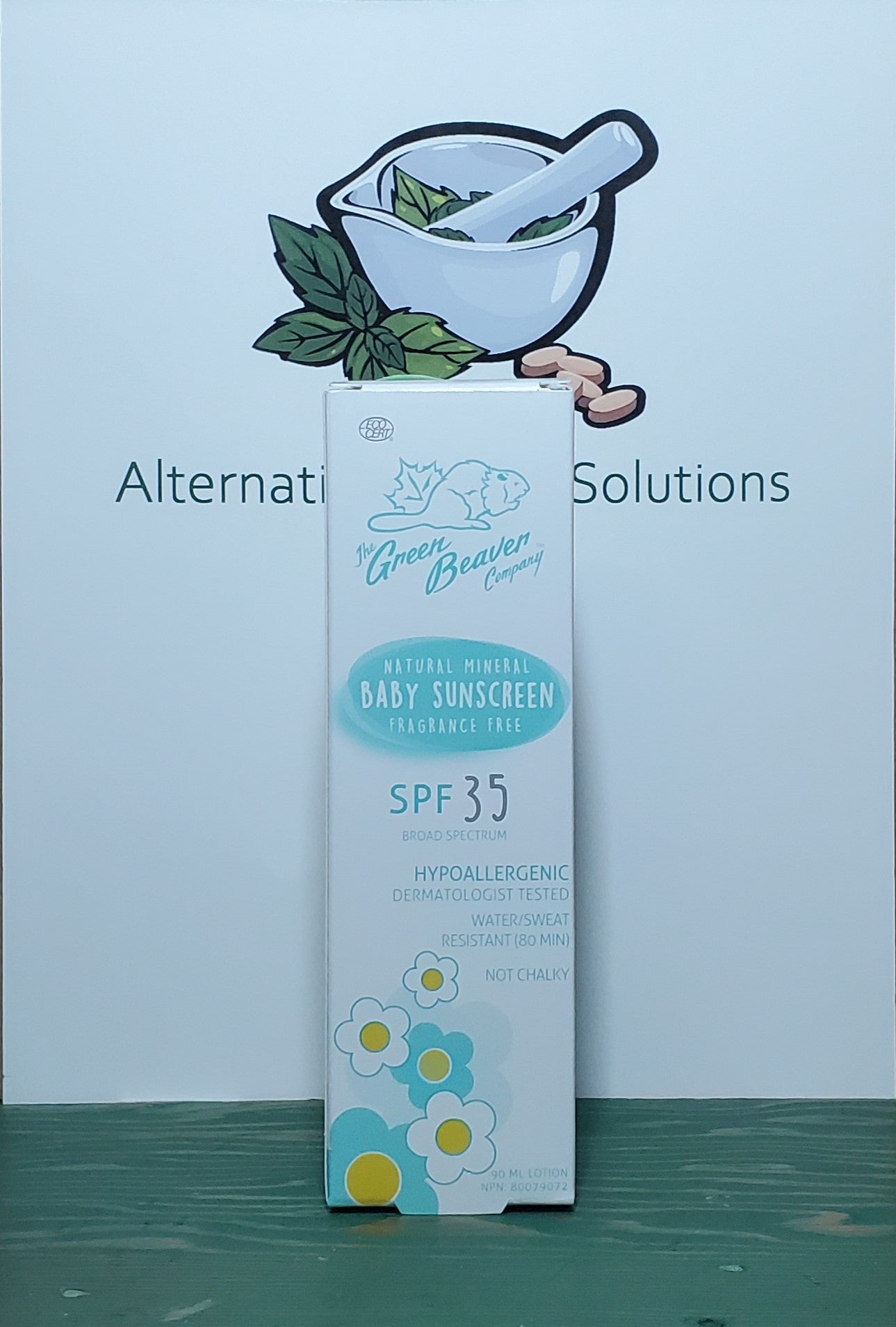 Green Beaver Natural Mineral Baby Sunscreen spf35 90ml