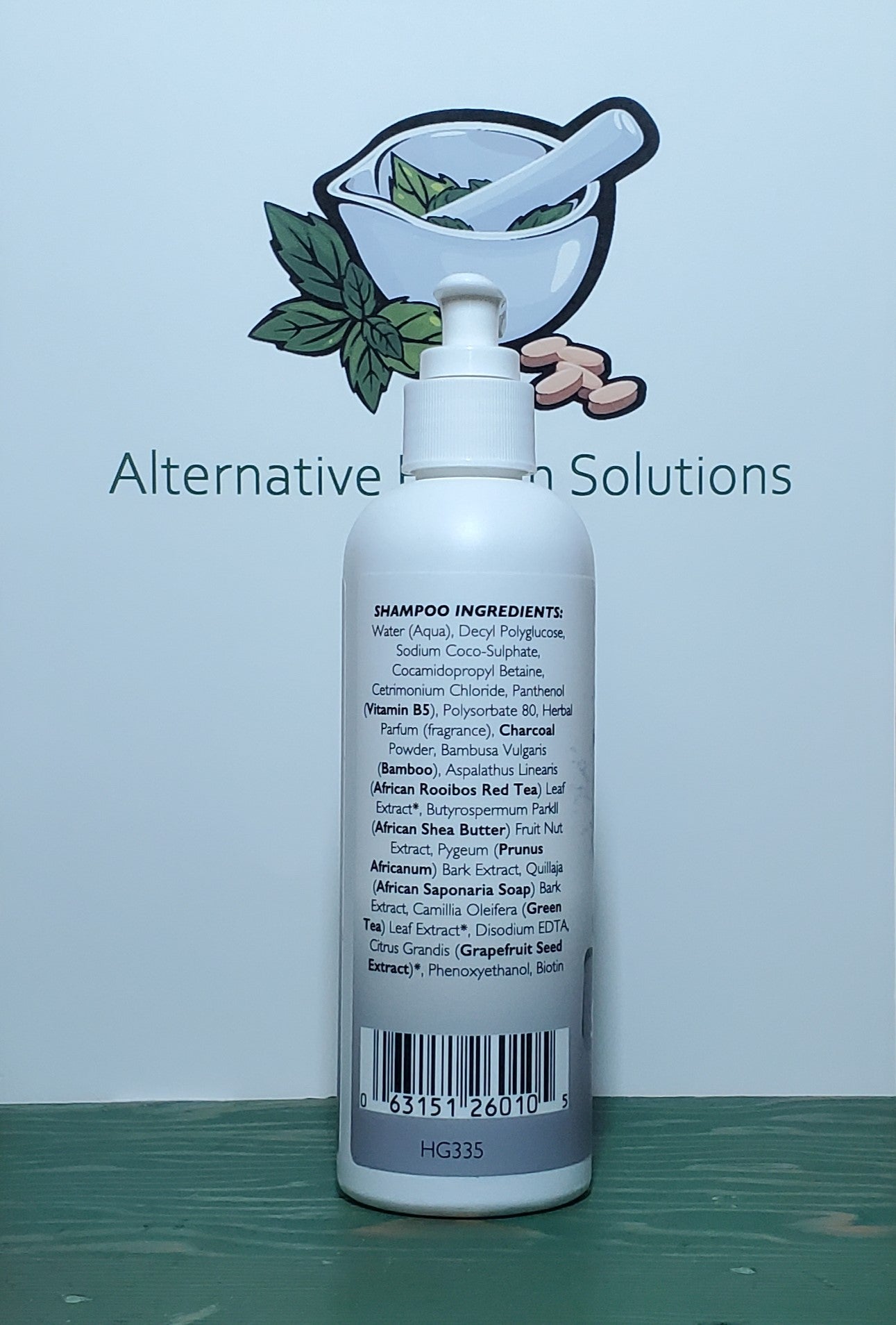 Herbal Glo Bamboo Charcoal Detox Shampoo 250ml