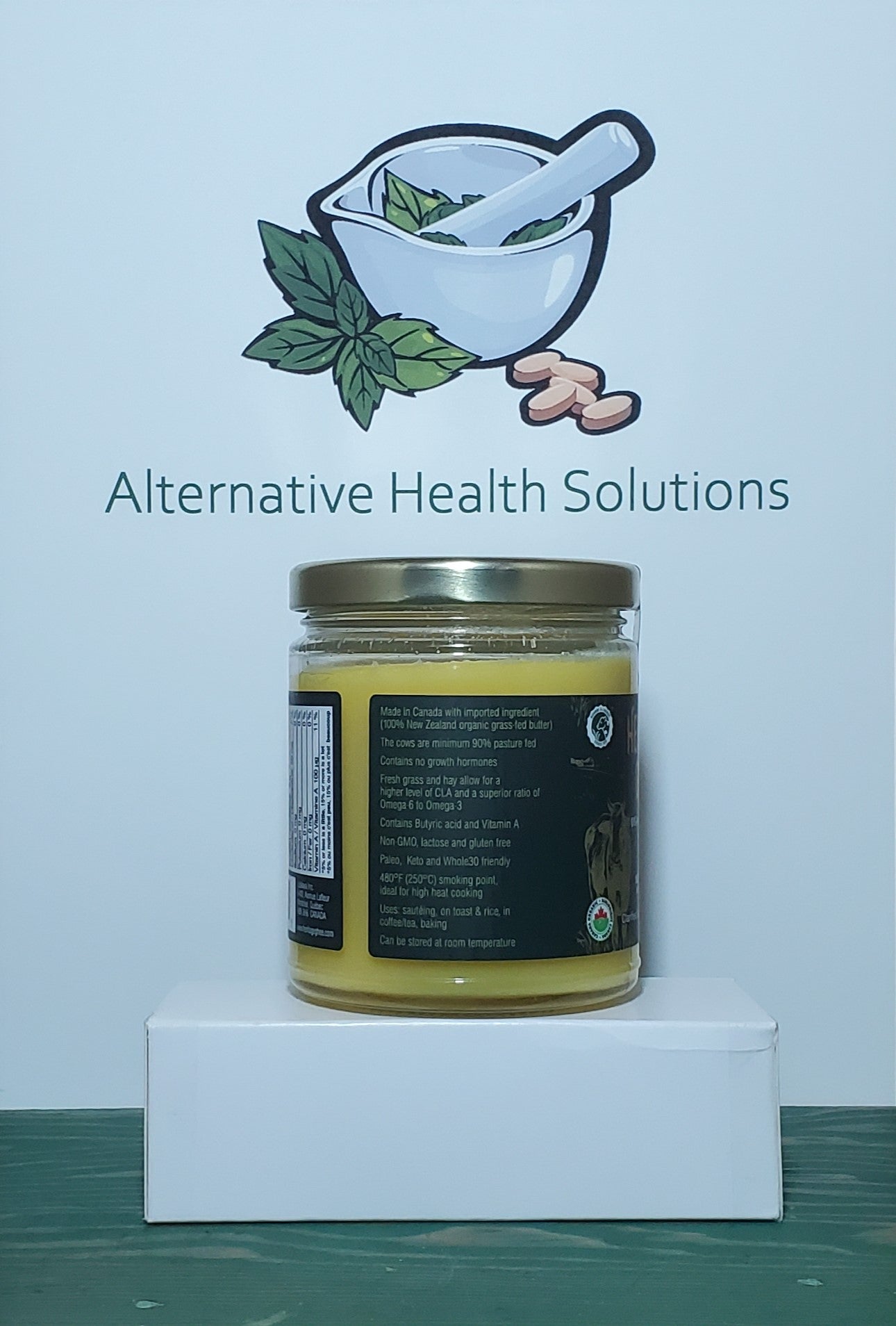 Heritage Ghee Organic Grass Fed Clarified Butter 200g
