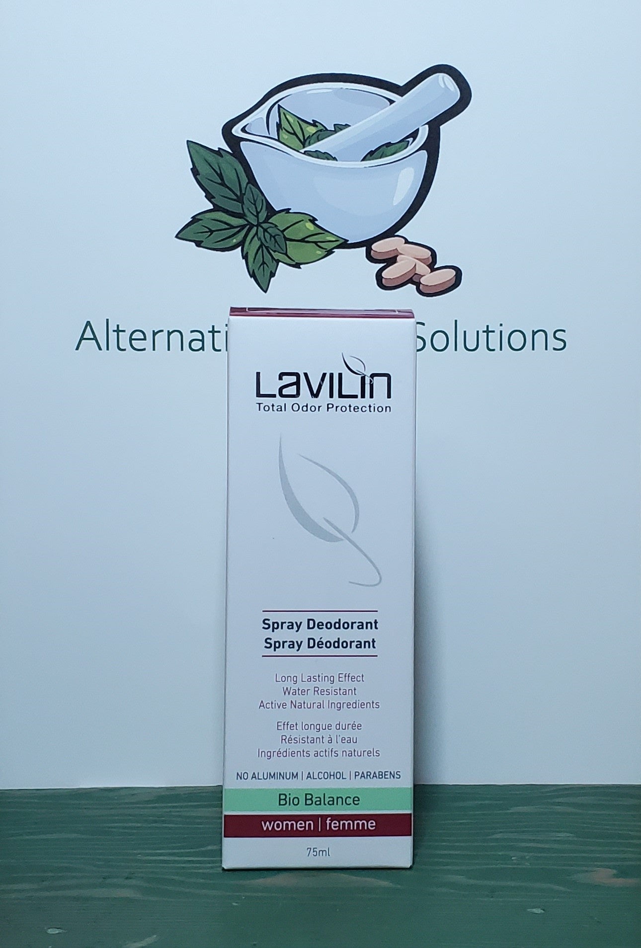 Lavilin Total Odor Protection Bio Balance Women's Spray Deodorant 75ml