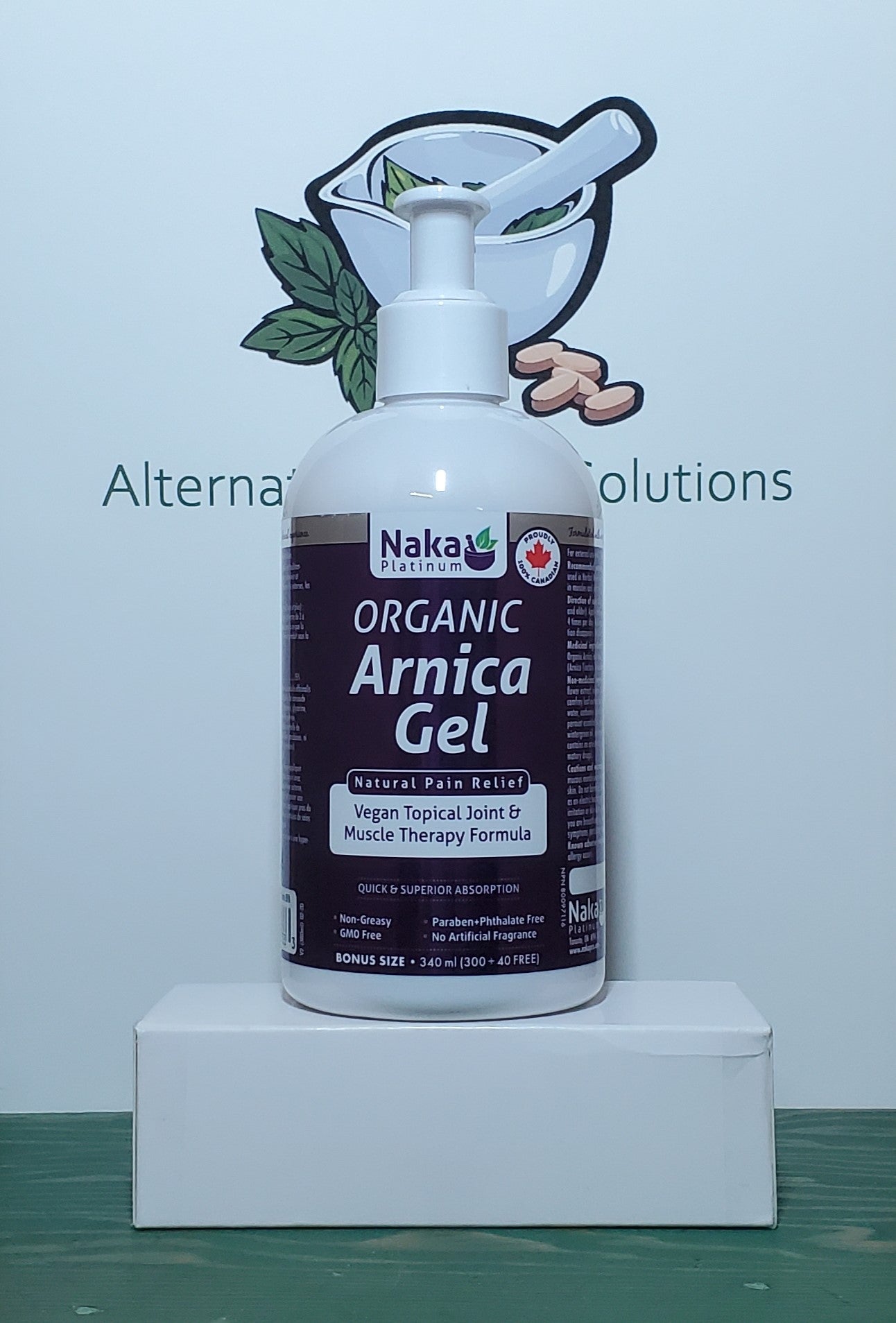 Naka Platinum Organic Arnica Gel 340ml