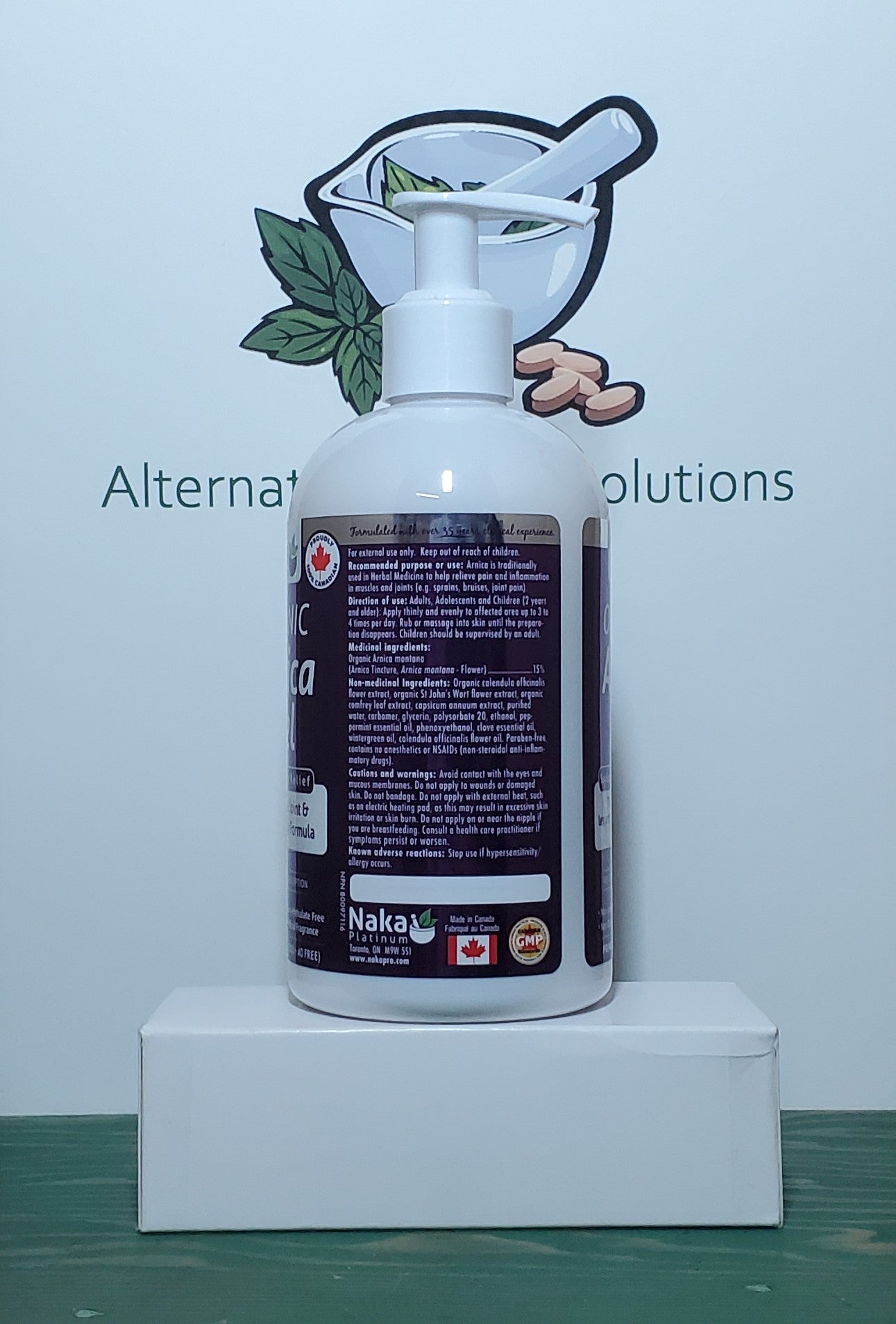 Naka Platinum Organic Arnica Gel 340ml