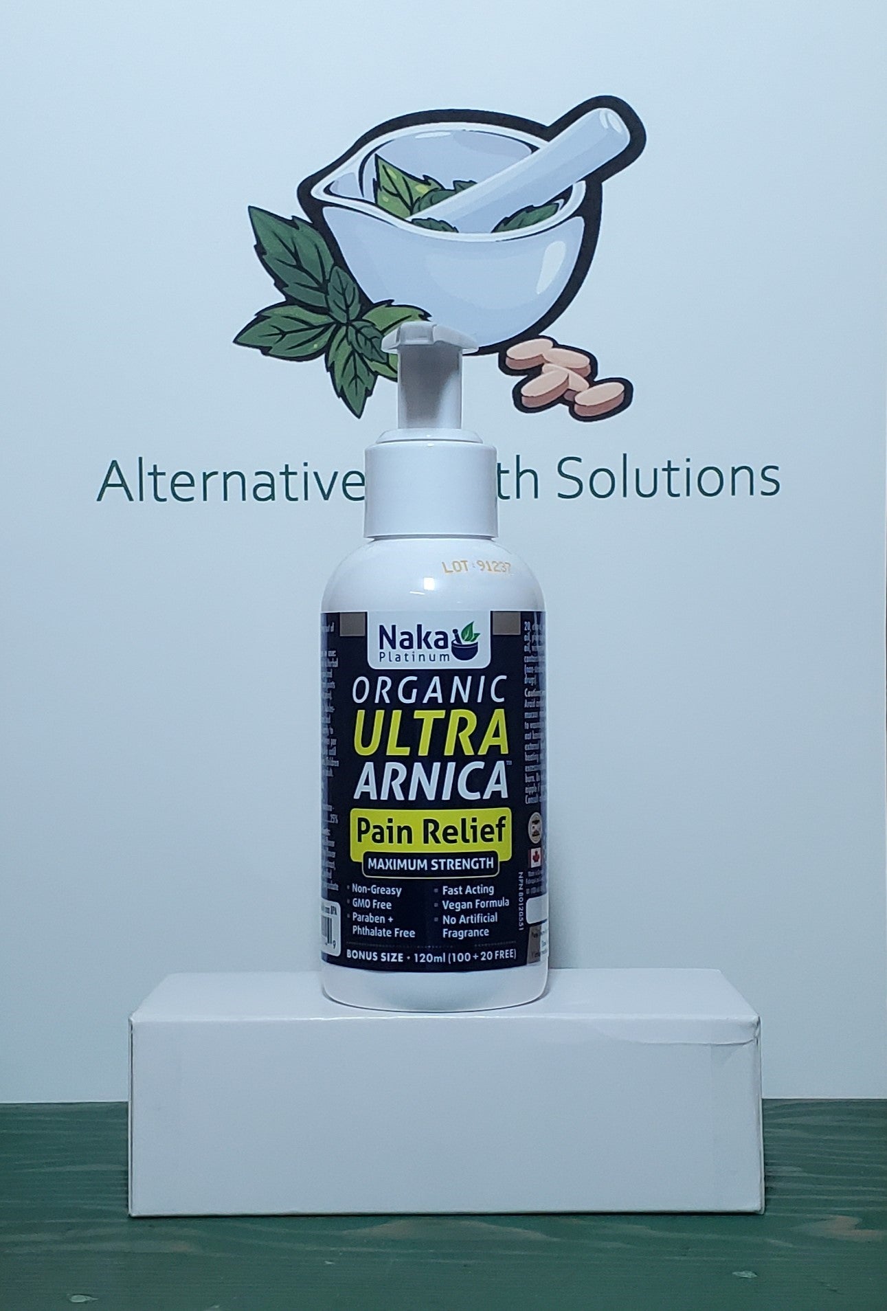 Naka Platinum Organic Ultra Arnica 120ml