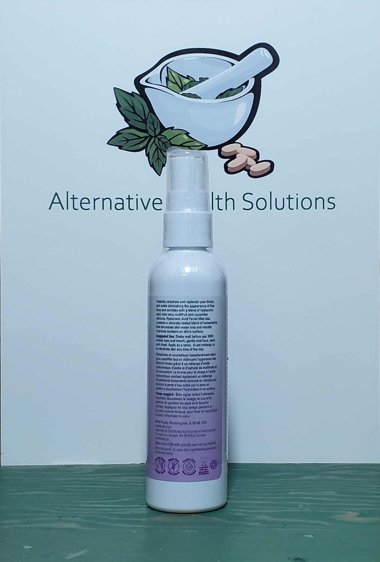 Now Solutions Hyaluronic Acid Facial Mist 118ml