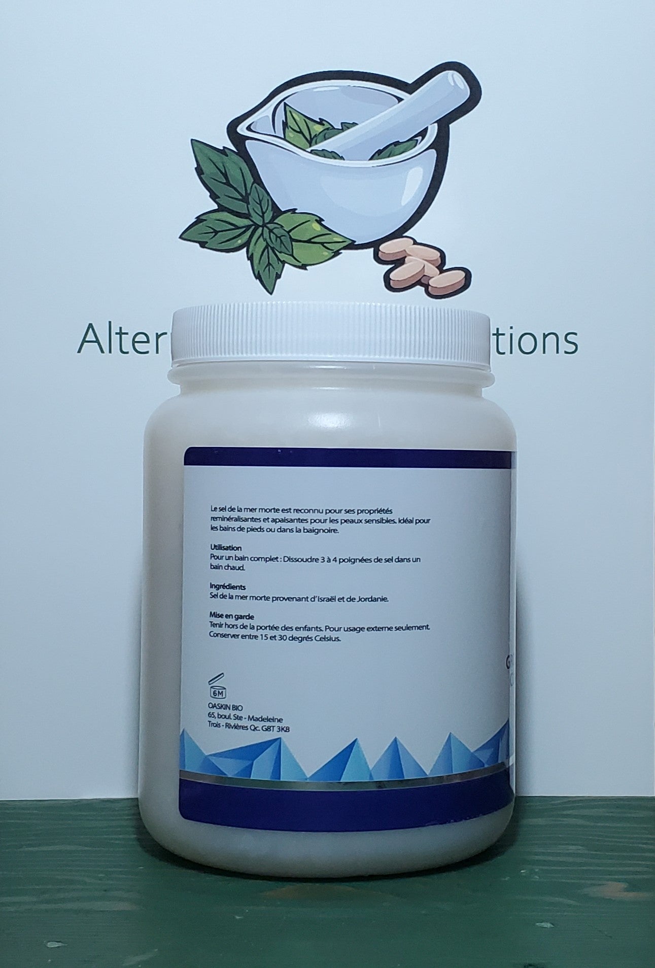 Oaskin Beauty Coarse Dead Sea Salt 1kg