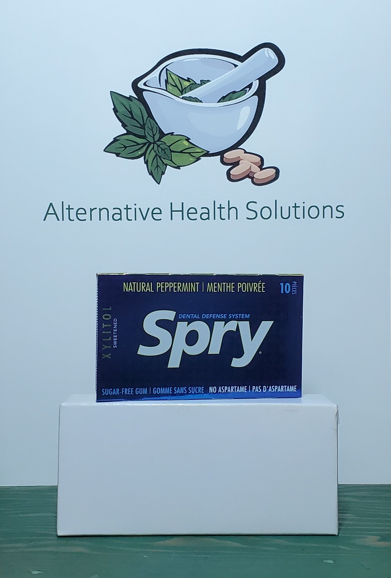Spry Dental Defense Naturel Peppermint Gum 10pc
