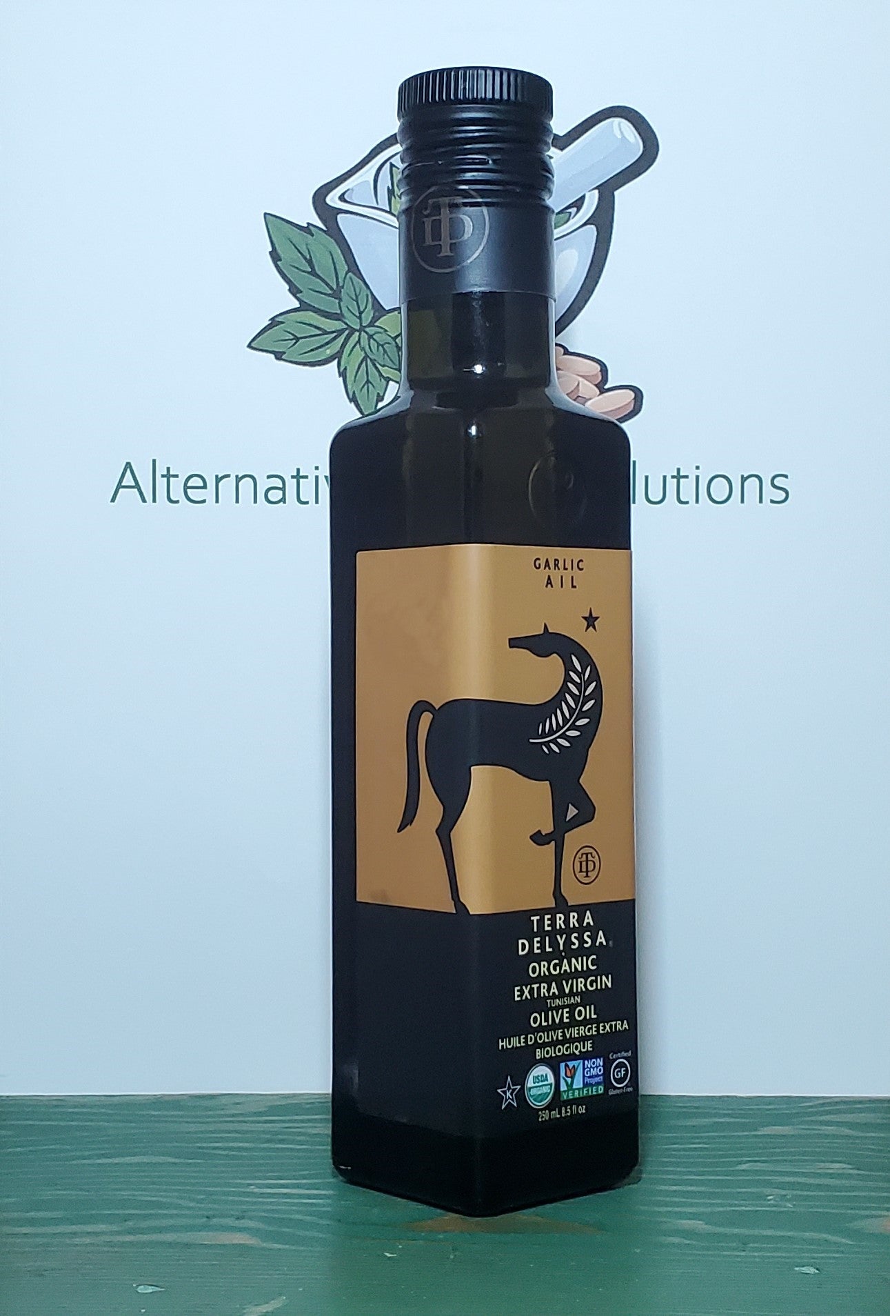 Terra Delyssa Organic Garlic Extra Virgin Olive Oil 250ml