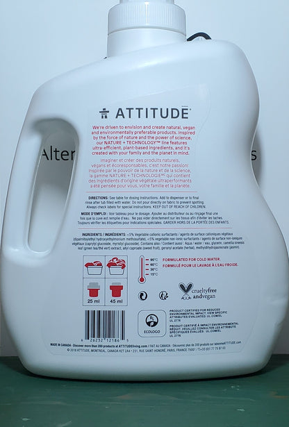 Attitude Pink Grapefruit Fabric Softener 2L. 80 loads