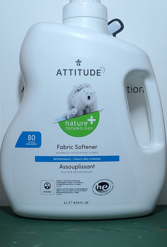 Attitude Wildflowers Fabric Softener 2L. 80 loads