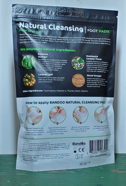 Bandoo Natural Cleansing Detox Foot Pads