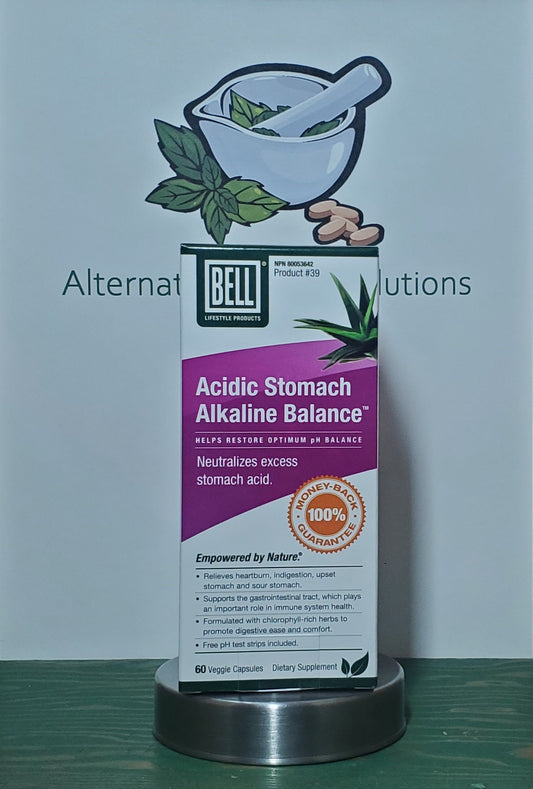 Bell #39 Acidic Stomach Alkaline Balance 60 capsules