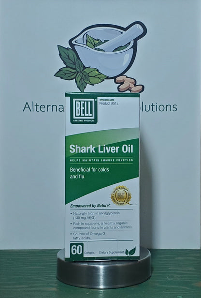 Bell #51a Shark Liver Oil 60 softgels