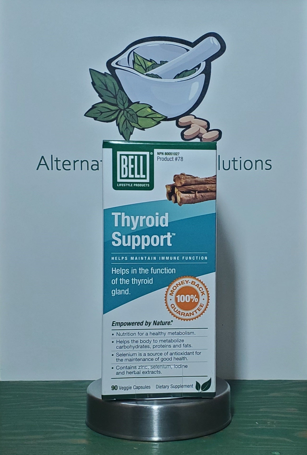 Bell #78 Thyroid Support 90 capsules