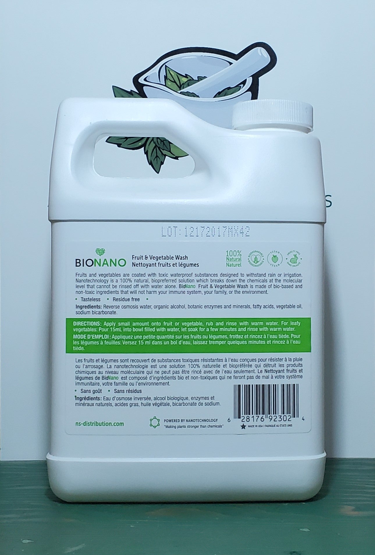 BioNano Fruit & Vegetable Wash 946ml
