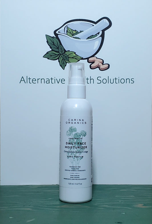 Carina Organics Unscented Daily Face Moisturizer 120ml
