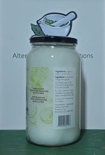 Cha's Organics Organic Virgin Coconut Oil 1L
