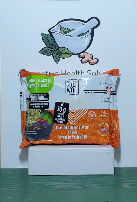 Chef Woo Plant-Based Organic Roasted Chicken Flavour Ramen Noodles 85g