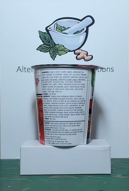 Chef Woo Plant-Based Organic Roasted Chicken Flavour Ramen Noodles Cup 71g