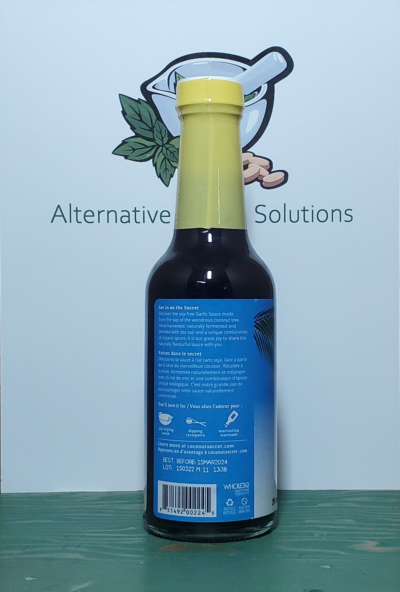 Coconut Secret Organic Garlic Sauce 296ml