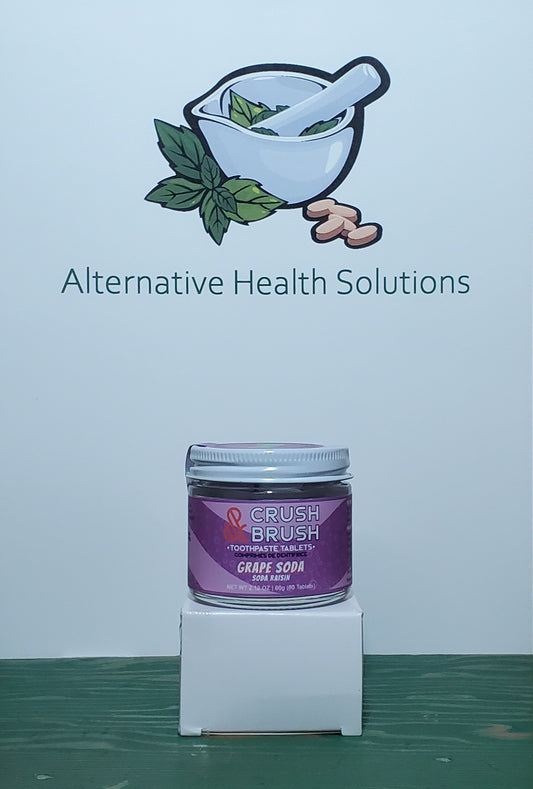 Nelson Naturals Crush & Brush Grape Soda Toothpaste Tablets 60g
