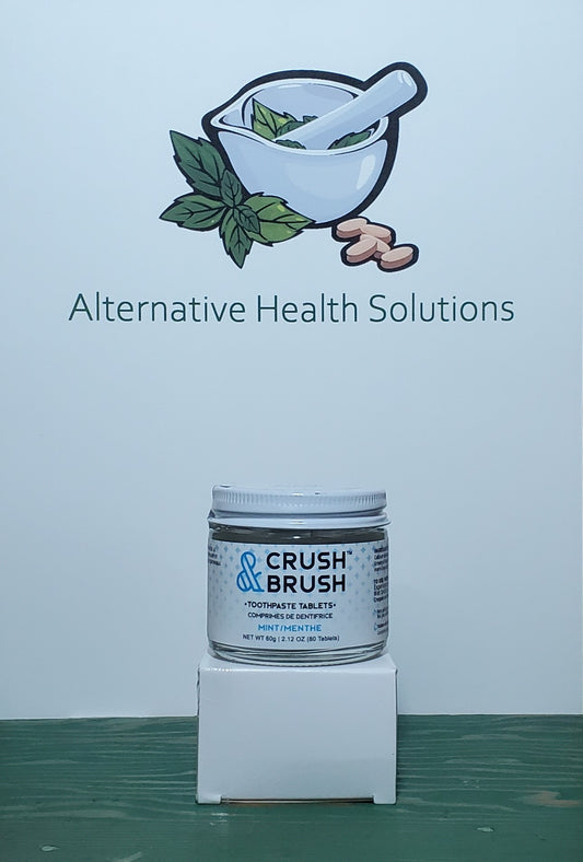 Nelson Naturals Crush & Brush Mint Toothpaste Tablets 60g