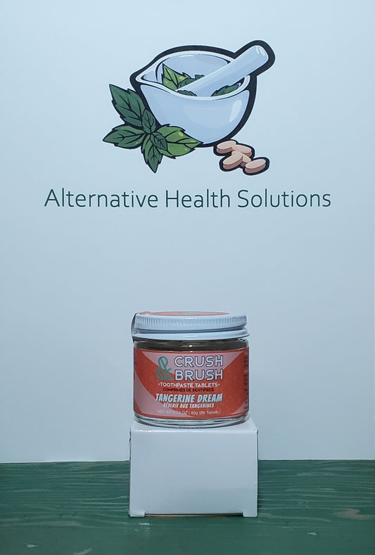 Nelson Naturals Crush & Brush Tangerine Dream Toothpaste Tablets 60g