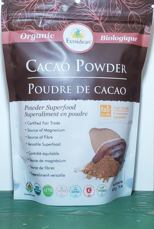 Ecoideas Organic Cacao Powder 454g
