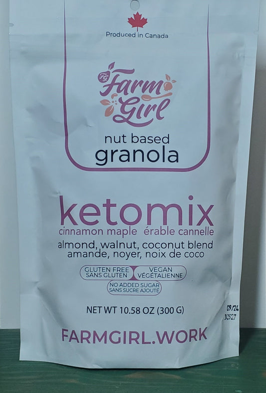 Farm Girl Nut Based Ketomix Cinnamon Maple Granola 300g