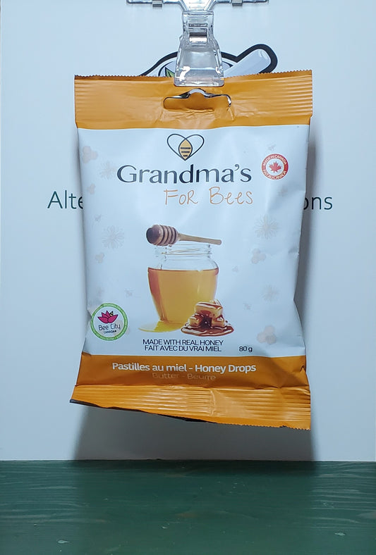 Grandma's For Bees Butter Honey Drops 80g