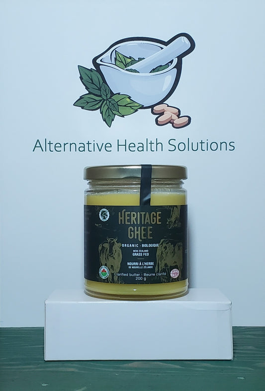 Heritage Ghee Organic Grass Fed Clarified Butter 200g
