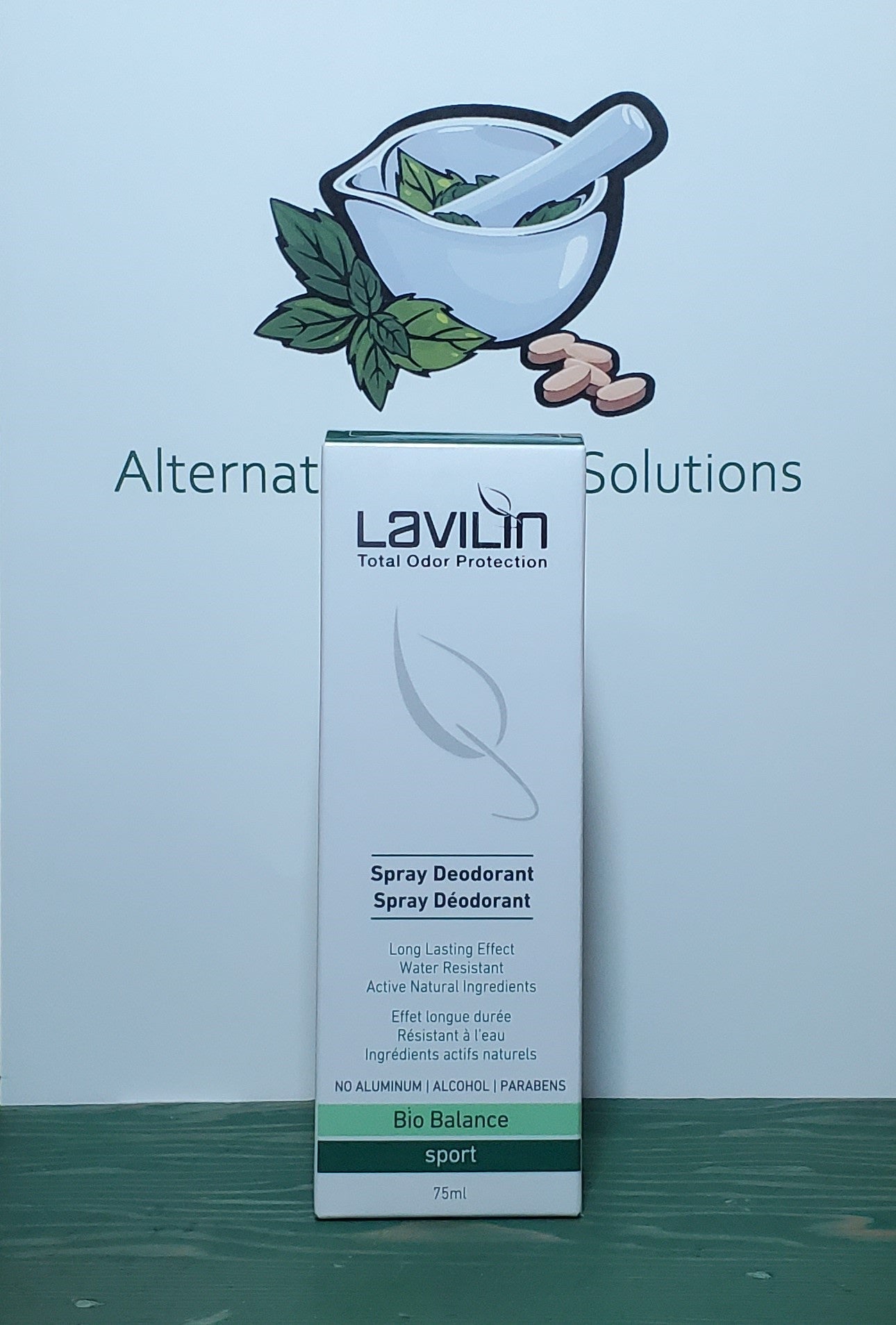 Lavilin Total Odor Protection Bio Balance Sport Spray Deodorant 75ml