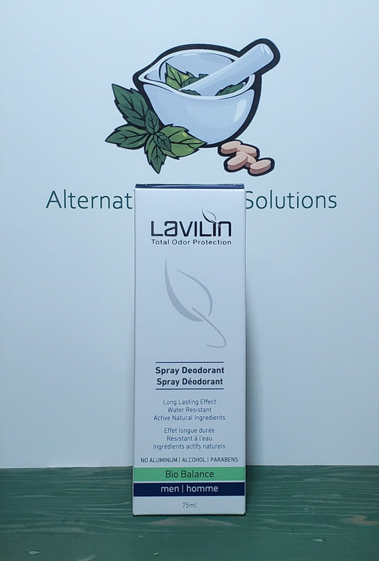 Lavilin Total Odor Protection Bio Balance Men's Spray Deodorant 75ml