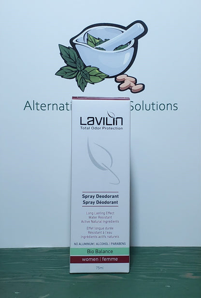 Lavilin Total Odor Protection Bio Balance Women's Spray Deodorant 75ml